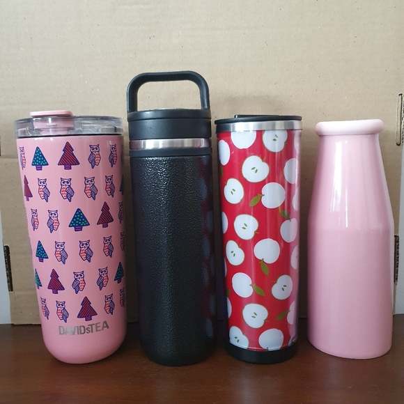 David's tea mugs/travelling mugs collection